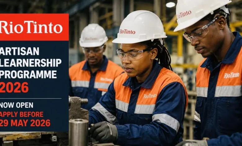 Rio Tinto 2026 Artisan Learnership Programme